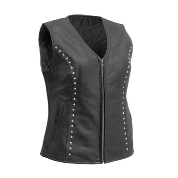 Odessa - Women's Motorcycle Leather Vest