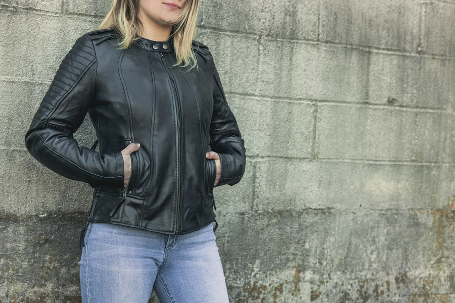 Foxy - Women's Leather Motorcycle Jacket