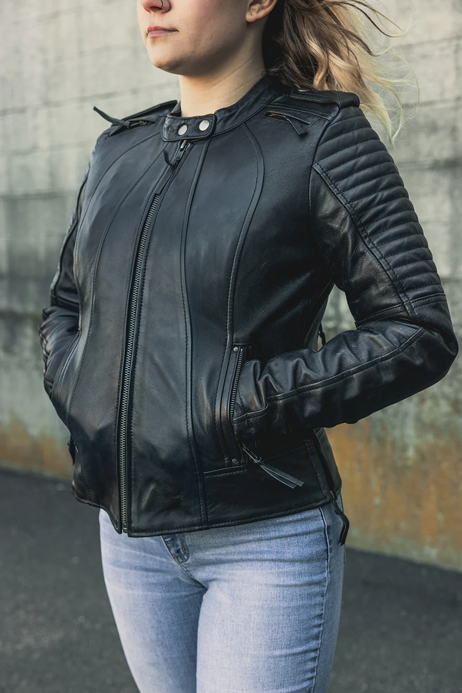 Foxy - Women's Leather Motorcycle Jacket