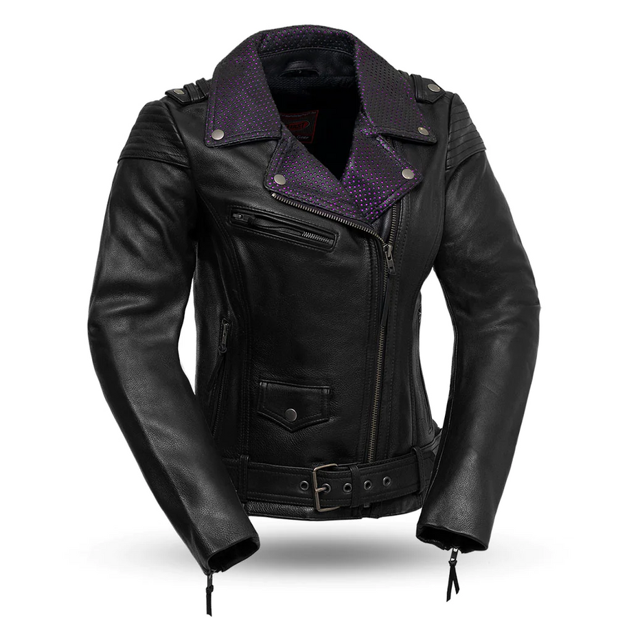 Astoria Women's Motorcycle Leather Jacket