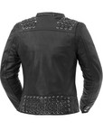 Moon Lit Women's Leather Motorcycle Jacket