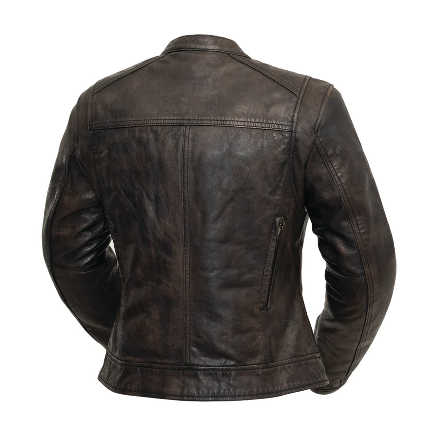 Brielle Motorcycle Leather Jacket