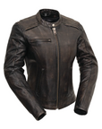 Brielle Motorcycle Leather Jacket