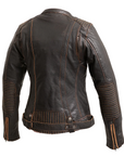 Rivka Women's Leather Motorcycle Jacket