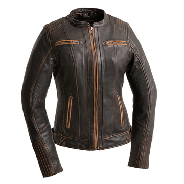 Rivka Women's Leather Motorcycle Jacket