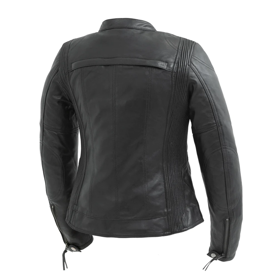 Night Drop Motorcycle Leather Jacket