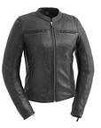 Night Drop Motorcycle Leather Jacket