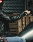 Roxy - Women's Motorcycle Leather Jacket