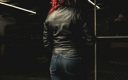 Vega Women's Motorcycle Leather Jacket