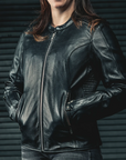 Puma - Women's Motorcycle Leather Jacket