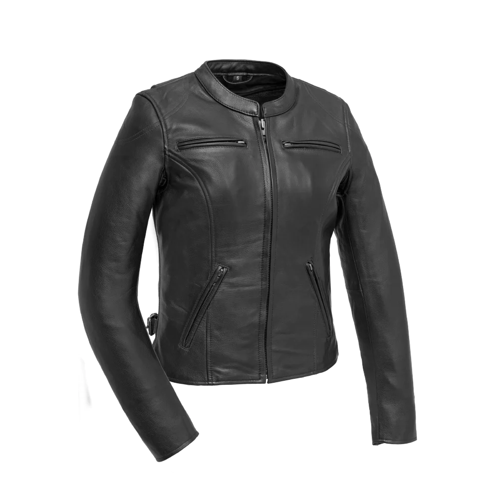 Jaguar - Women's Leather Motorcycle Jacket