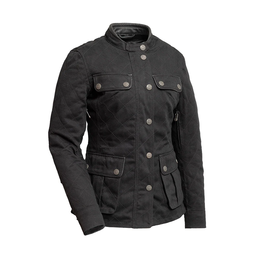 Moxie Women's Twill Motorcycle Jacket