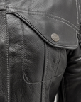 Domino Women's Motorcycle Leather Jacket