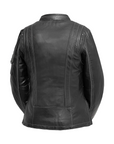 Domino Women's Motorcycle Leather Jacket