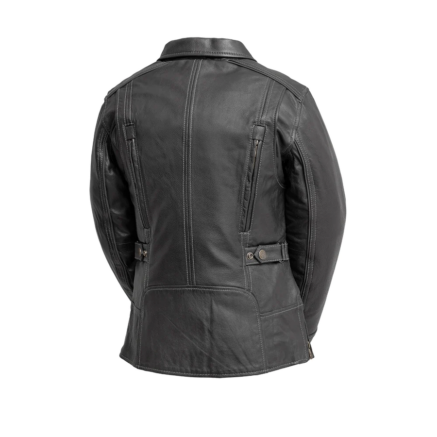 Zuma Women's Motorcycle Leather Jacket