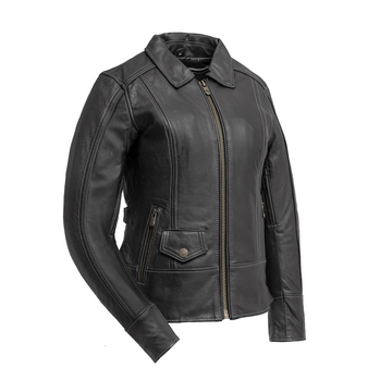 Zuma Women's Motorcycle Leather Jacket