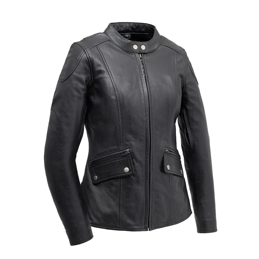 Delilah Women's Motorcycle Leather Jacket