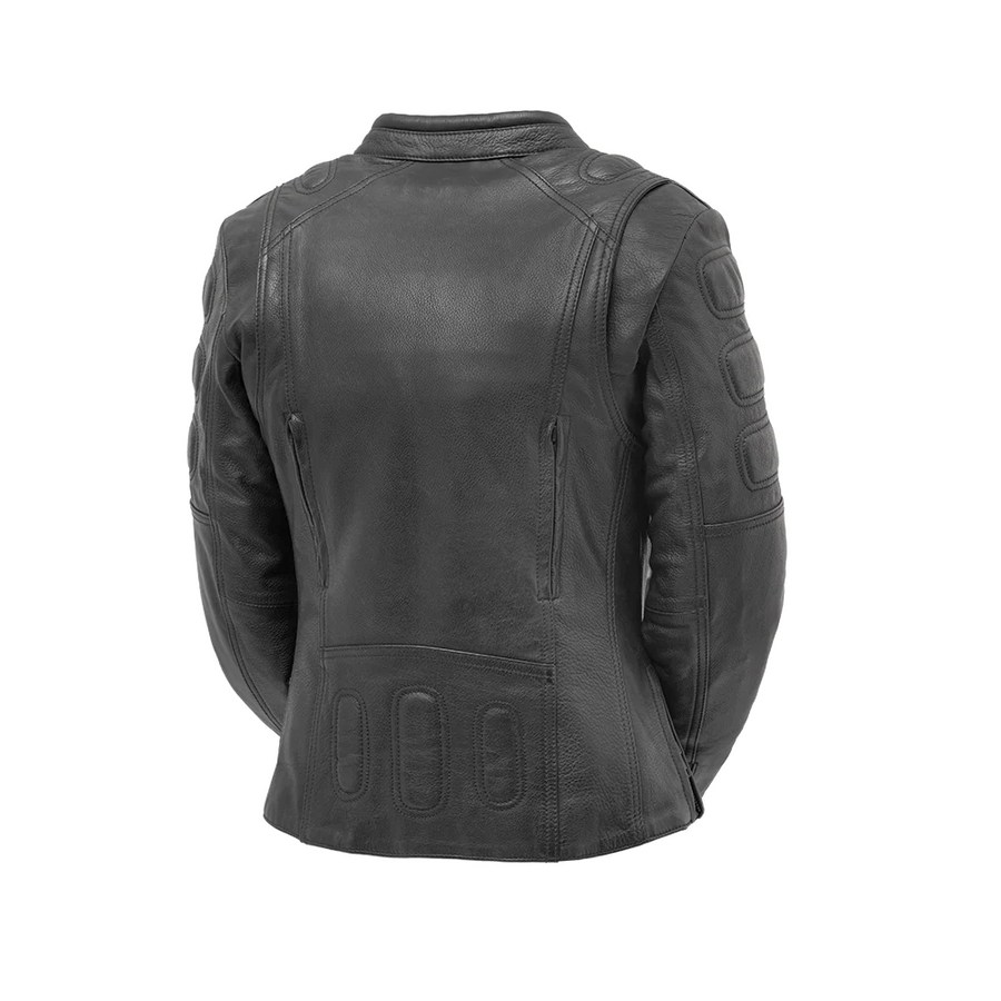 Onyx  Women's Motorcycle Leather Jacket