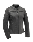 Onyx  Women's Motorcycle Leather Jacket