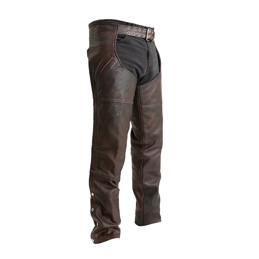 Rodeo - Unisex Motorcycle Leather Chaps