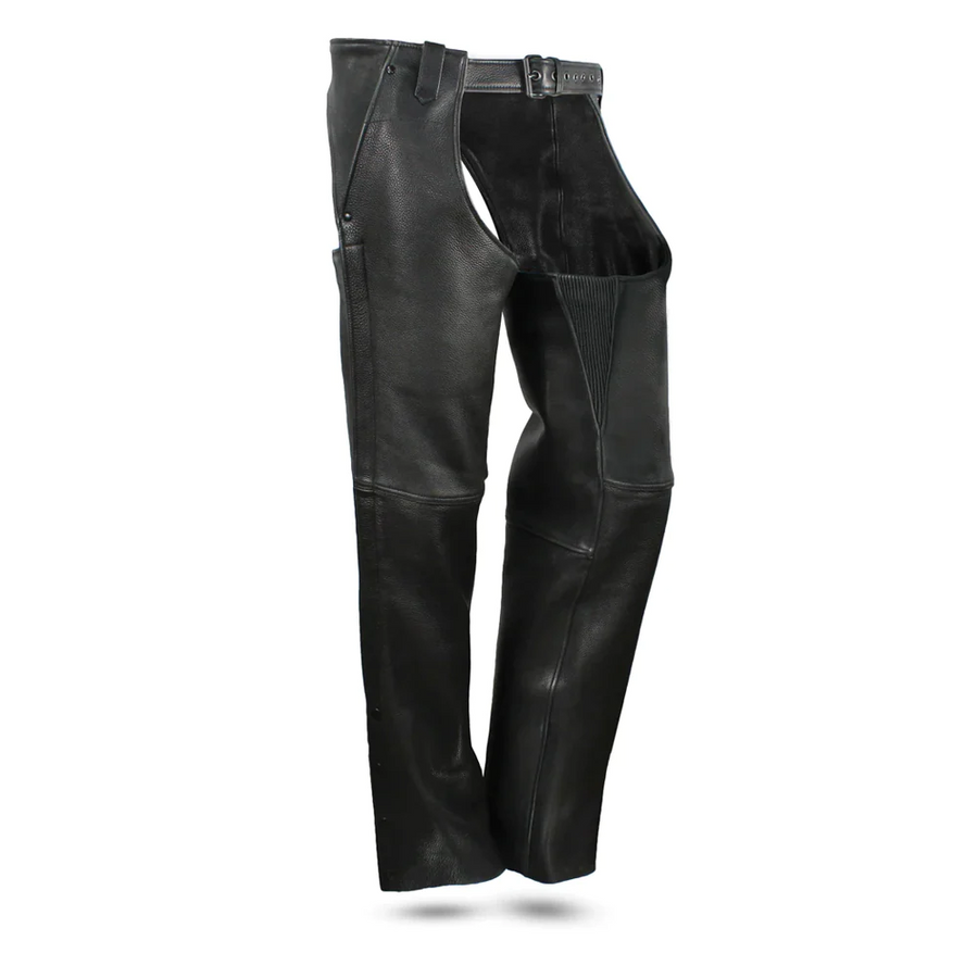 Durango - Unisex Motorcycle Platinum Leather Chaps