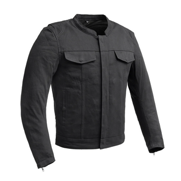 Leo Men's Motorcycle Twill Jacket