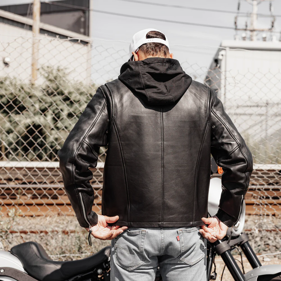 Scorpius Men's Motorcycle Leather Jacket