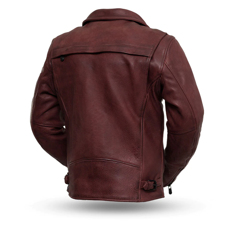 Kit Men's Motorcycle Leather Jacket