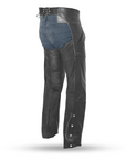 Boone - Unisex Motorcycle Leather Chaps