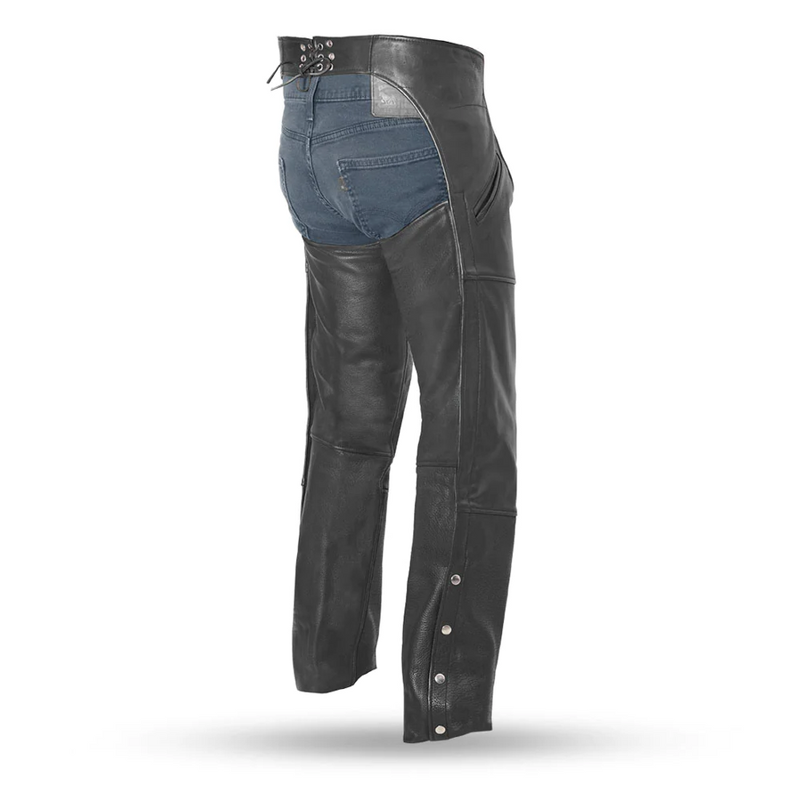 Boone - Unisex Motorcycle Leather Chaps