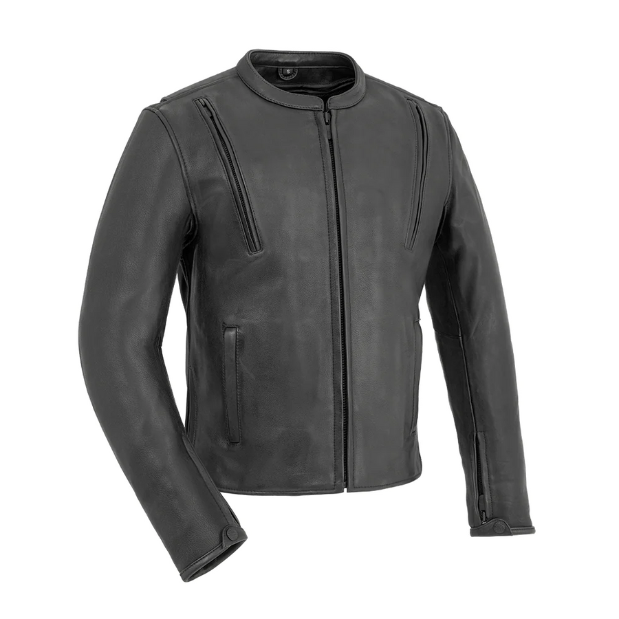 Rapid  Men's Motorcycle Leather Jacket