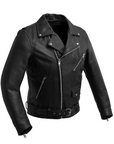 Ez Ryder Men's Motorcycle Leather Jacket