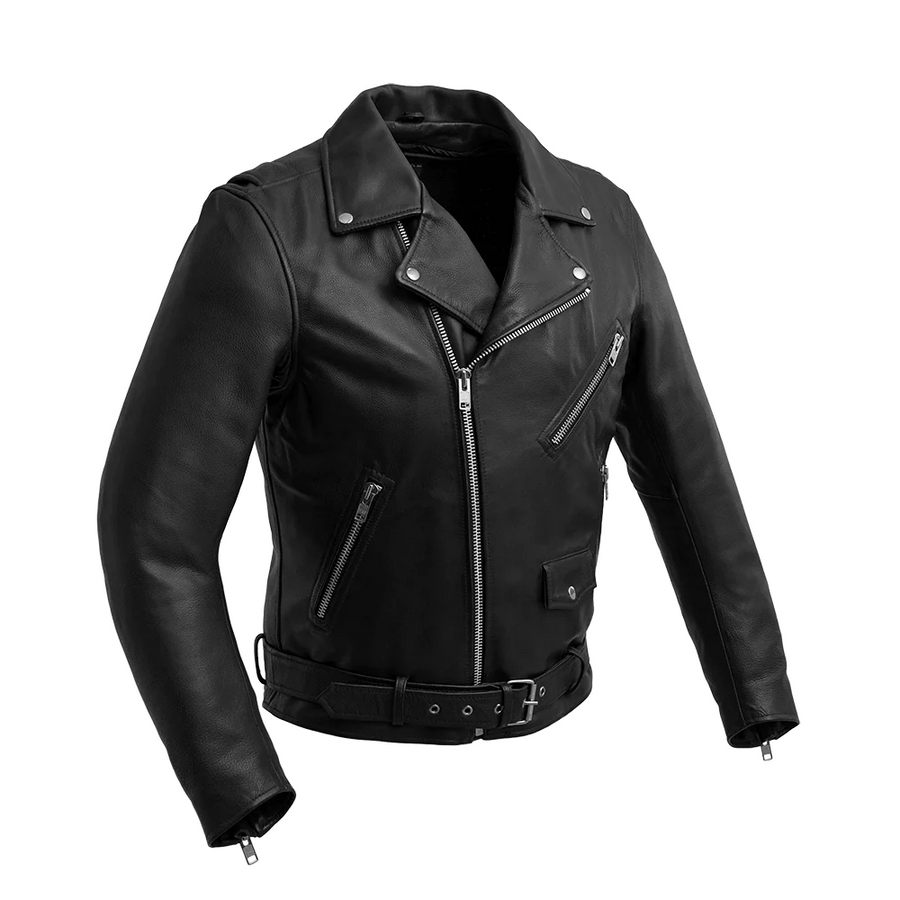 Ez Ryder Men's Motorcycle Leather Jacket