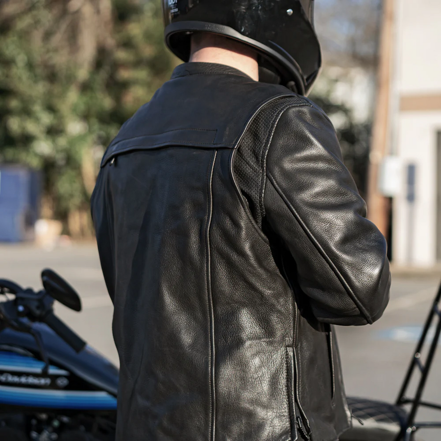 Rapid  Men's Motorcycle Leather Jacket