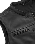 Big Hoss Men's Motorcycle Leather Vest