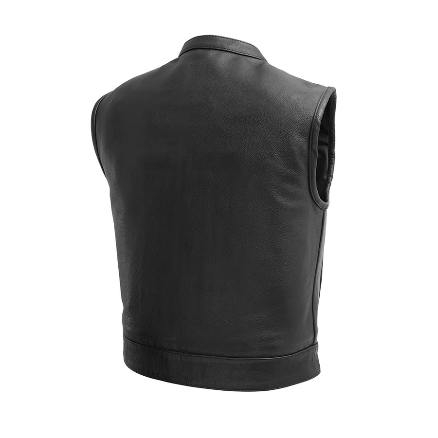 Big Hoss Men's Motorcycle Leather Vest