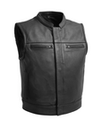 Big Hoss Men's Motorcycle Leather Vest