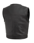 Gage Men's Motorcycle Leather Vest