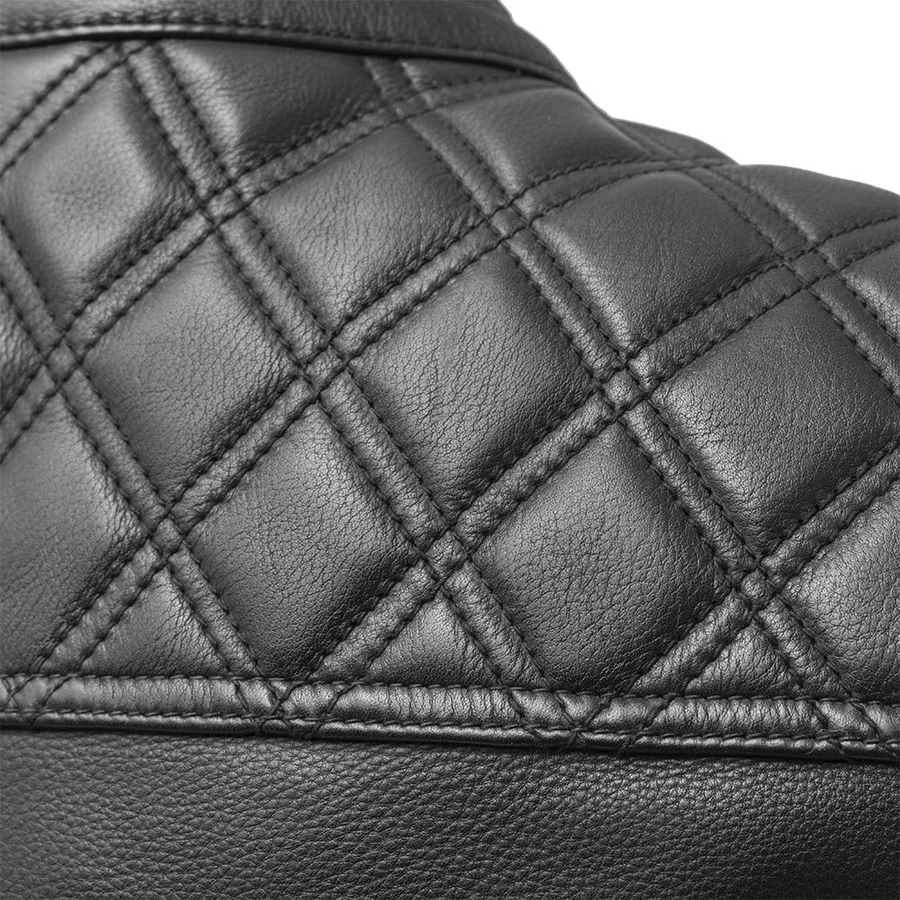 Succinct Men's Club Style Leather Vest (Black)