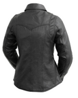 Florence Women's Leather Motorcycle Shirt