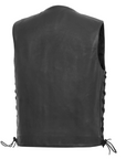 The Hatfield - Men's Motorcycle Western Style Leather Vest