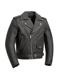 Elvis Men's Motorcycle Leather Jacket