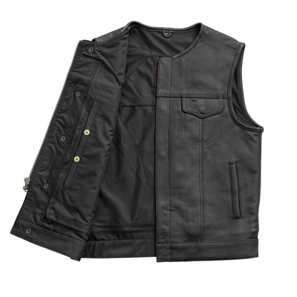 Sergeant Men's Motorcycle Leather Vest